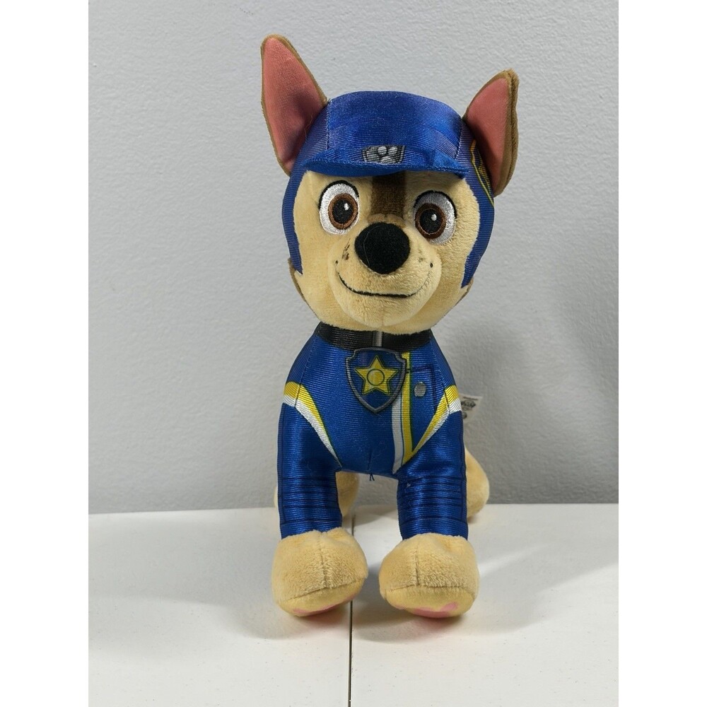 Paw Patrol Rescue Wheels Chase Plush Police Puppy Dog Stuffed Animal 2024